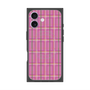 プレミアムスクエアケース with MagSafe［ Tartan Check - Pink ］