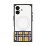 プレミアムスクエアケース with MagSafe［ CASEPLAY Tartan Check - Yellow ］