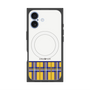 プレミアムスクエアケース with MagSafe［ CASEPLAY Tartan Check - Yellow ］