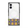 プレミアムスクエアケース with MagSafe［ CASEPLAY Tartan Check - Yellow ］