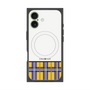 プレミアムスクエアケース with MagSafe［ CASEPLAY Tartan Check - Yellow ］