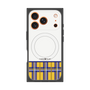 プレミアムスクエアケース with MagSafe［ CASEPLAY Tartan Check - Yellow ］