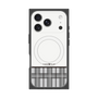 プレミアムスクエアケース with MagSafe［ CASEPLAY Tartan Check - Gray ］