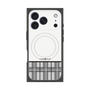 プレミアムスクエアケース with MagSafe［ CASEPLAY Tartan Check - Gray ］