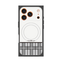 プレミアムスクエアケース with MagSafe［ CASEPLAY Tartan Check - Gray ］