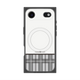 プレミアムスクエアケース with MagSafe［ CASEPLAY Tartan Check - Gray ］