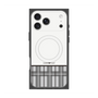 プレミアムスクエアケース with MagSafe［ CASEPLAY Tartan Check - Gray ］