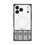 プレミアムスクエアケース with MagSafe［ CASEPLAY Tartan Check - Gray ］