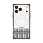 プレミアムスクエアケース with MagSafe［ CASEPLAY Tartan Check - Gray ］