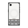 プレミアムスクエアケース with MagSafe［ CASEPLAY Tartan Check - Gray ］