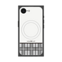 プレミアムスクエアケース with MagSafe［ CASEPLAY Tartan Check - Gray ］