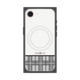 プレミアムスクエアケース with MagSafe［ CASEPLAY Tartan Check - Gray ］