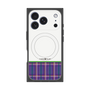 プレミアムスクエアケース with MagSafe［ CASEPLAY Tartan Check - Purple ］