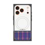 プレミアムスクエアケース with MagSafe［ CASEPLAY Tartan Check - Purple ］