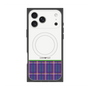 プレミアムスクエアケース with MagSafe［ CASEPLAY Tartan Check - Purple ］