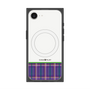 プレミアムスクエアケース with MagSafe［ CASEPLAY Tartan Check - Purple ］