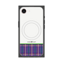 プレミアムスクエアケース with MagSafe［ CASEPLAY Tartan Check - Purple ］