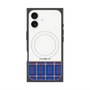 プレミアムスクエアケース with MagSafe［ CASEPLAY Tartan Check - Blue ］