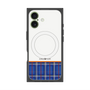 プレミアムスクエアケース with MagSafe［ CASEPLAY Tartan Check - Blue ］