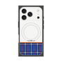 プレミアムスクエアケース with MagSafe［ CASEPLAY Tartan Check - Blue ］