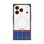 プレミアムスクエアケース with MagSafe［ CASEPLAY Tartan Check - Blue ］