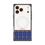 プレミアムスクエアケース with MagSafe［ CASEPLAY Tartan Check - Blue ］