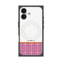 プレミアムスクエアケース with MagSafe［ CASEPLAY Tartan Check - Pink ］