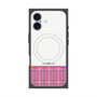 プレミアムスクエアケース with MagSafe［ CASEPLAY Tartan Check - Pink ］