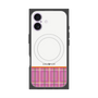 プレミアムスクエアケース with MagSafe［ CASEPLAY Tartan Check - Pink ］