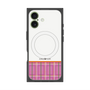 プレミアムスクエアケース with MagSafe［ CASEPLAY Tartan Check - Pink ］