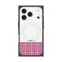 プレミアムスクエアケース with MagSafe［ CASEPLAY Tartan Check - Pink ］