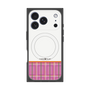 プレミアムスクエアケース with MagSafe［ CASEPLAY Tartan Check - Pink ］