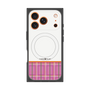 プレミアムスクエアケース with MagSafe［ CASEPLAY Tartan Check - Pink ］