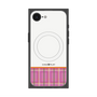 プレミアムスクエアケース with MagSafe［ CASEPLAY Tartan Check - Pink ］