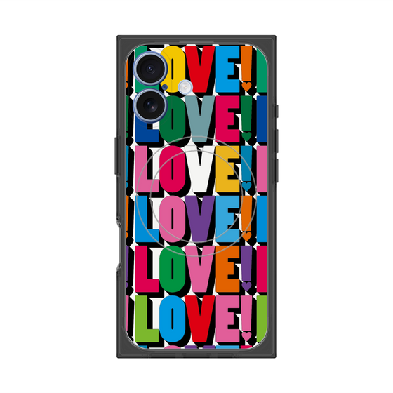 プレミアムスクエアケース with MagSafe［ LOVE!LOVE!LOVE! ］