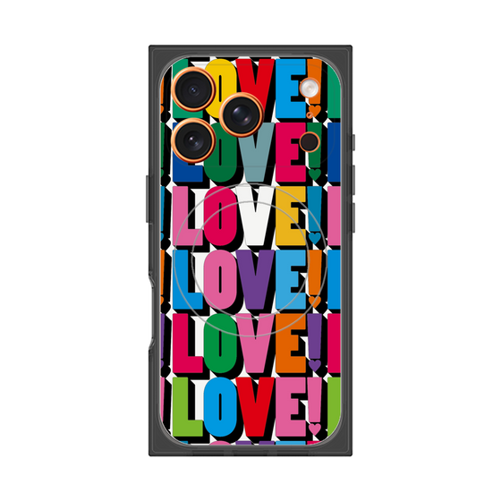 プレミアムスクエアケース with MagSafe［ LOVE!LOVE!LOVE! ］