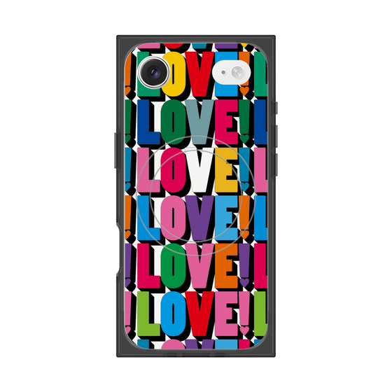 プレミアムスクエアケース with MagSafe［ LOVE!LOVE!LOVE! ］
