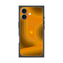 プレミアムスクエアケース with MagSafe［ CASEPLAY Winding Pattern - Orange ］