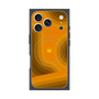 プレミアムスクエアケース with MagSafe［ CASEPLAY Winding Pattern - Orange ］