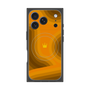 プレミアムスクエアケース with MagSafe［ CASEPLAY Winding Pattern - Orange ］