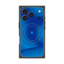 プレミアムスクエアケース with MagSafe［ CASEPLAY Winding Pattern - Blue ］