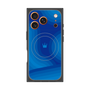 プレミアムスクエアケース with MagSafe［ CASEPLAY Winding Pattern - Blue ］