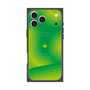 プレミアムスクエアケース with MagSafe［ CASEPLAY Winding Pattern - Green ］
