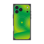 プレミアムスクエアケース with MagSafe［ CASEPLAY Winding Pattern - Green ］