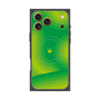 プレミアムスクエアケース with MagSafe［ CASEPLAY Winding Pattern - Green ］