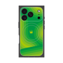 プレミアムスクエアケース with MagSafe［ CASEPLAY Winding Pattern - Green ］