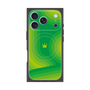 プレミアムスクエアケース with MagSafe［ CASEPLAY Winding Pattern - Green ］