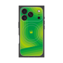 プレミアムスクエアケース with MagSafe［ CASEPLAY Winding Pattern - Green ］