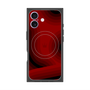 プレミアムスクエアケース with MagSafe［ CASEPLAY Winding Pattern - Red ］