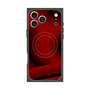 プレミアムスクエアケース with MagSafe［ CASEPLAY Winding Pattern - Red ］